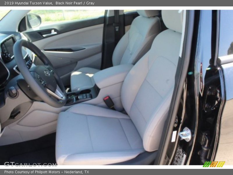 Black Noir Pearl / Gray 2019 Hyundai Tucson Value