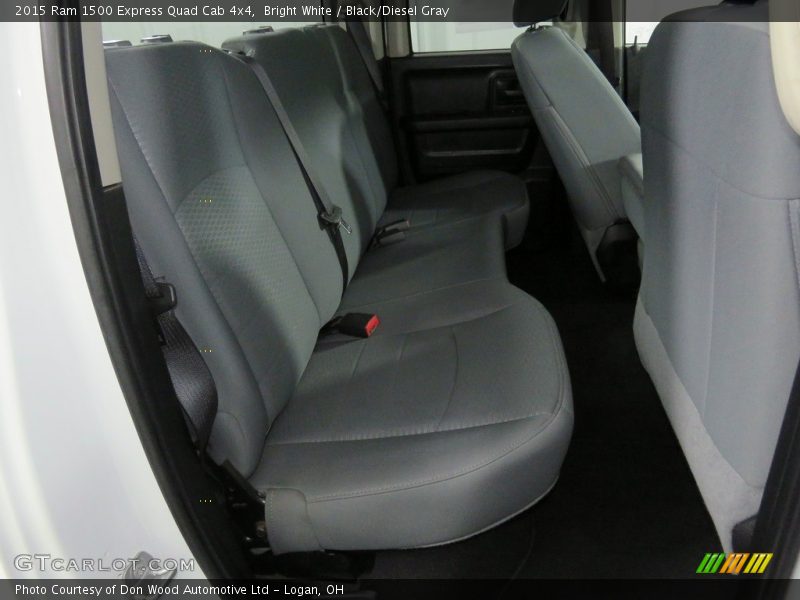 Bright White / Black/Diesel Gray 2015 Ram 1500 Express Quad Cab 4x4