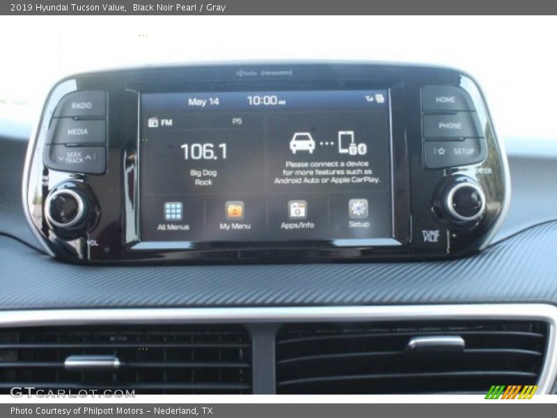 Black Noir Pearl / Gray 2019 Hyundai Tucson Value