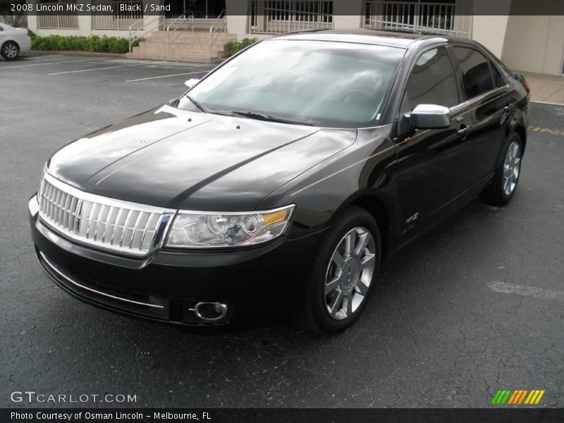 Black / Sand 2008 Lincoln MKZ Sedan