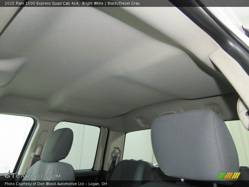 Bright White / Black/Diesel Gray 2015 Ram 1500 Express Quad Cab 4x4
