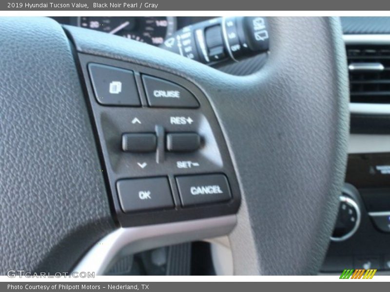Black Noir Pearl / Gray 2019 Hyundai Tucson Value
