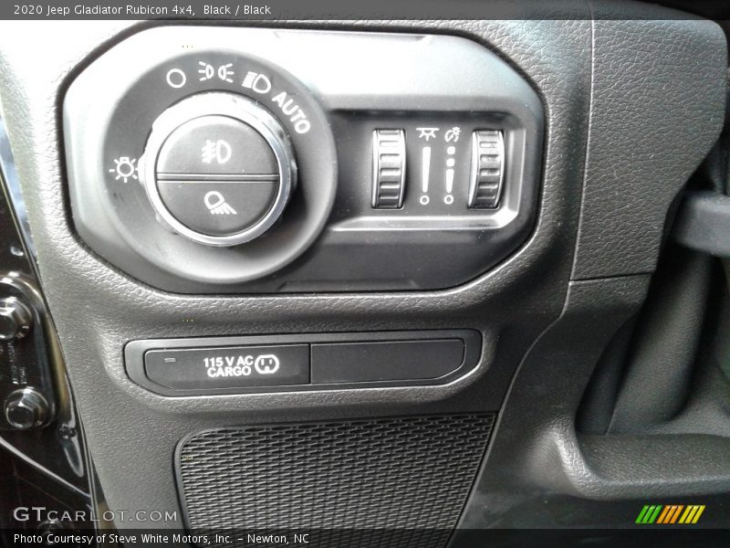 Controls of 2020 Gladiator Rubicon 4x4
