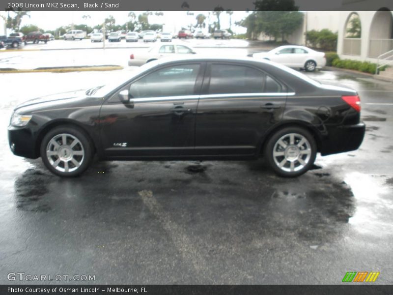 Black / Sand 2008 Lincoln MKZ Sedan
