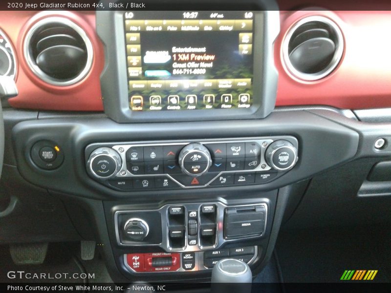 Controls of 2020 Gladiator Rubicon 4x4