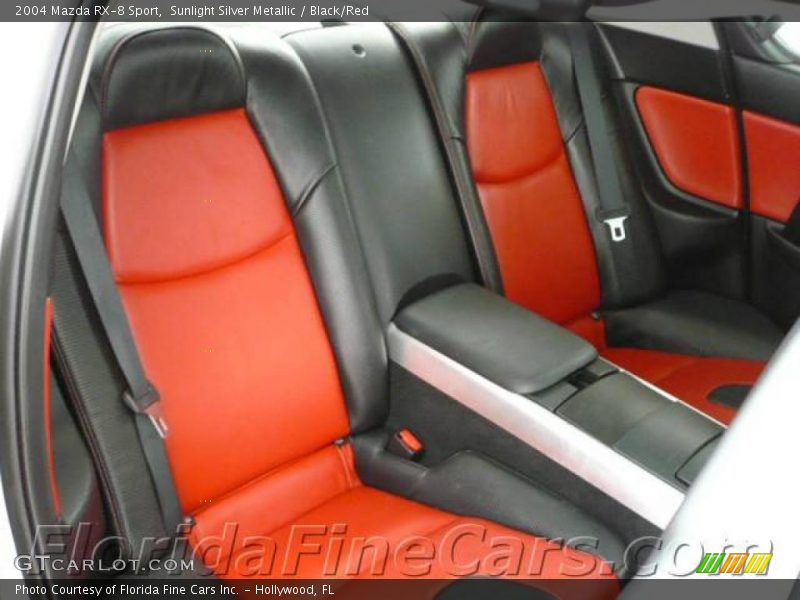 Sunlight Silver Metallic / Black/Red 2004 Mazda RX-8 Sport