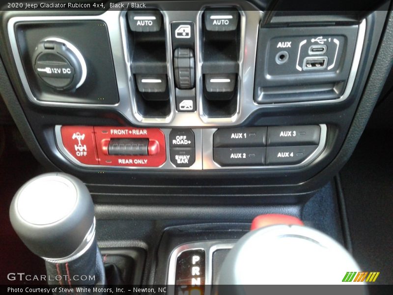 Controls of 2020 Gladiator Rubicon 4x4
