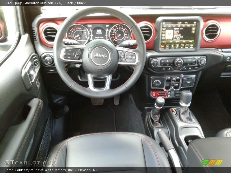 Dashboard of 2020 Gladiator Rubicon 4x4