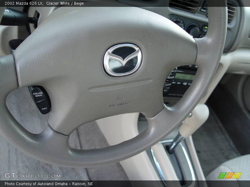 Glacier White / Beige 2002 Mazda 626 LX