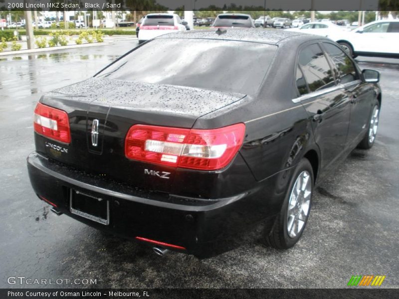 Black / Sand 2008 Lincoln MKZ Sedan
