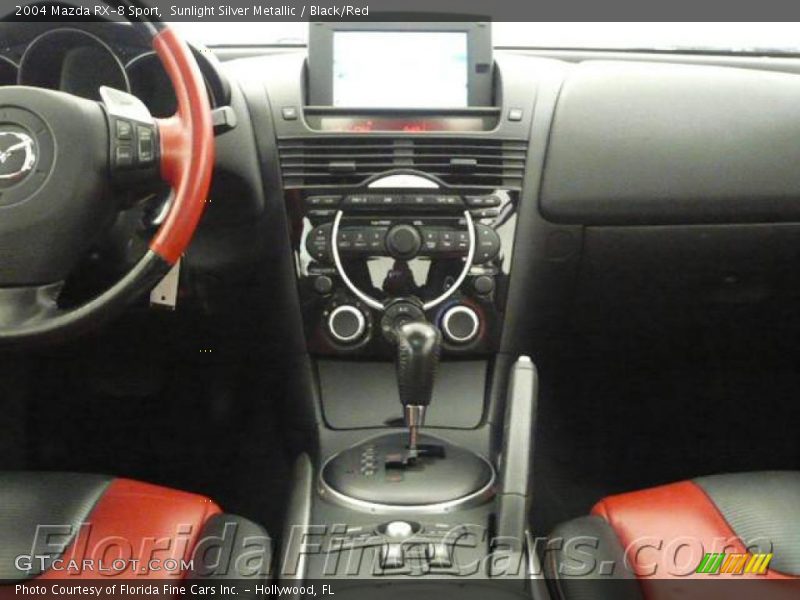 Sunlight Silver Metallic / Black/Red 2004 Mazda RX-8 Sport