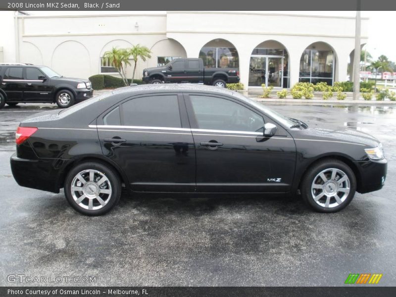 Black / Sand 2008 Lincoln MKZ Sedan