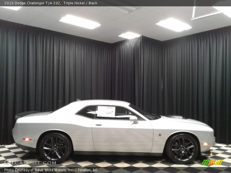 Triple Nickel / Black 2019 Dodge Challenger T/A 392