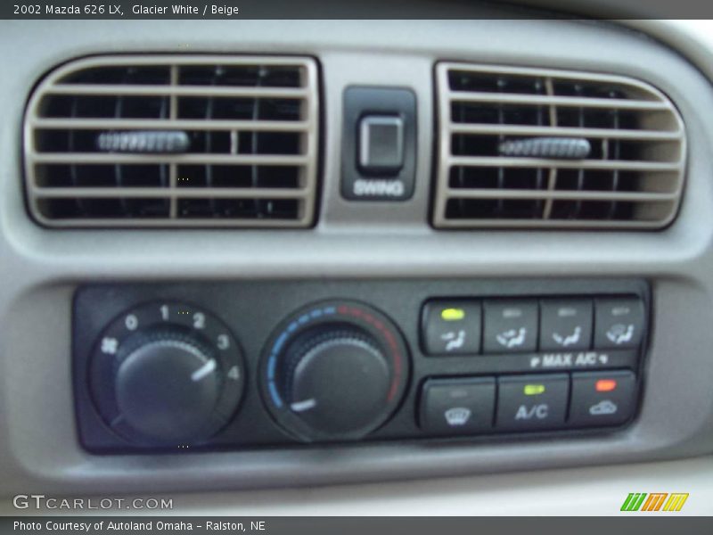 Glacier White / Beige 2002 Mazda 626 LX