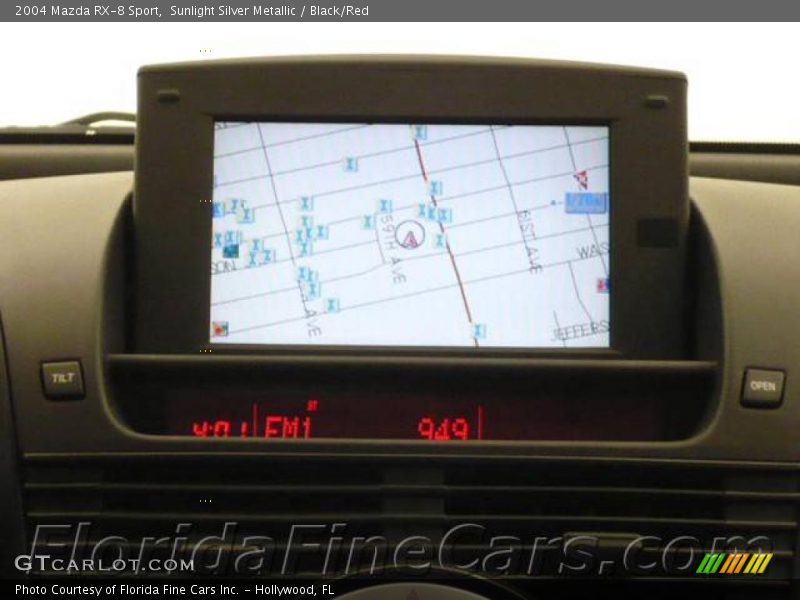 Sunlight Silver Metallic / Black/Red 2004 Mazda RX-8 Sport