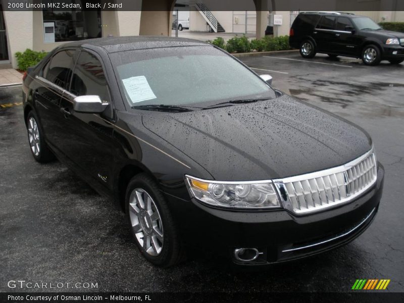 Black / Sand 2008 Lincoln MKZ Sedan