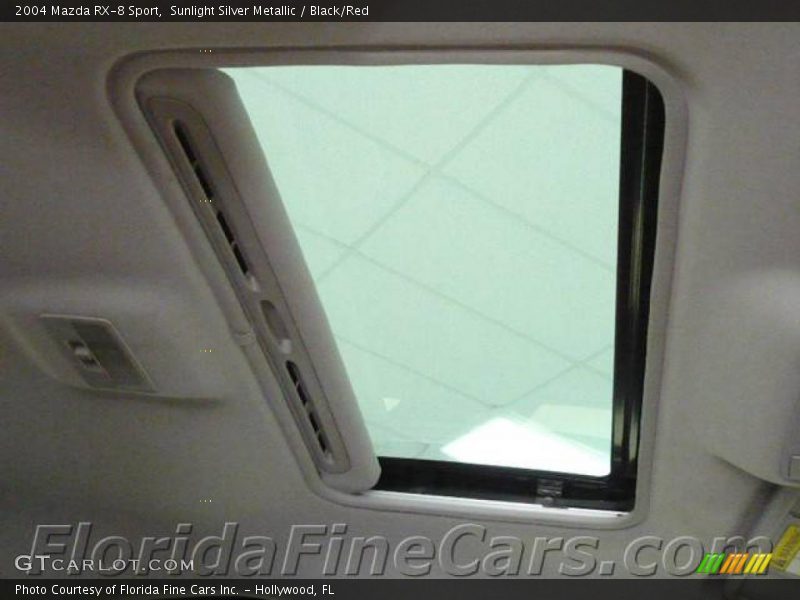 Sunlight Silver Metallic / Black/Red 2004 Mazda RX-8 Sport