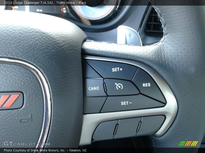 Triple Nickel / Black 2019 Dodge Challenger T/A 392