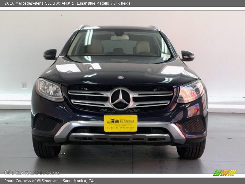 Lunar Blue Metallic / Silk Beige 2016 Mercedes-Benz GLC 300 4Matic