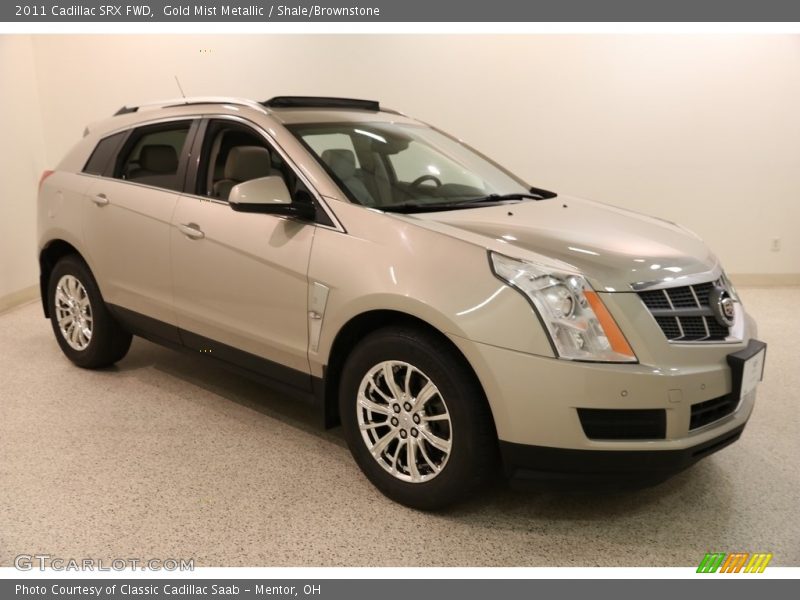 Gold Mist Metallic / Shale/Brownstone 2011 Cadillac SRX FWD