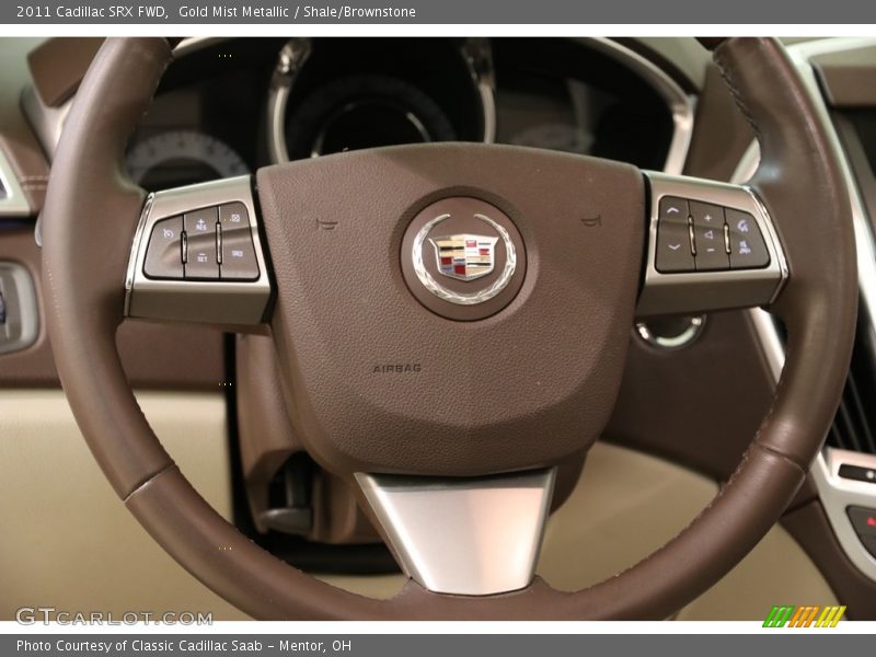 Gold Mist Metallic / Shale/Brownstone 2011 Cadillac SRX FWD