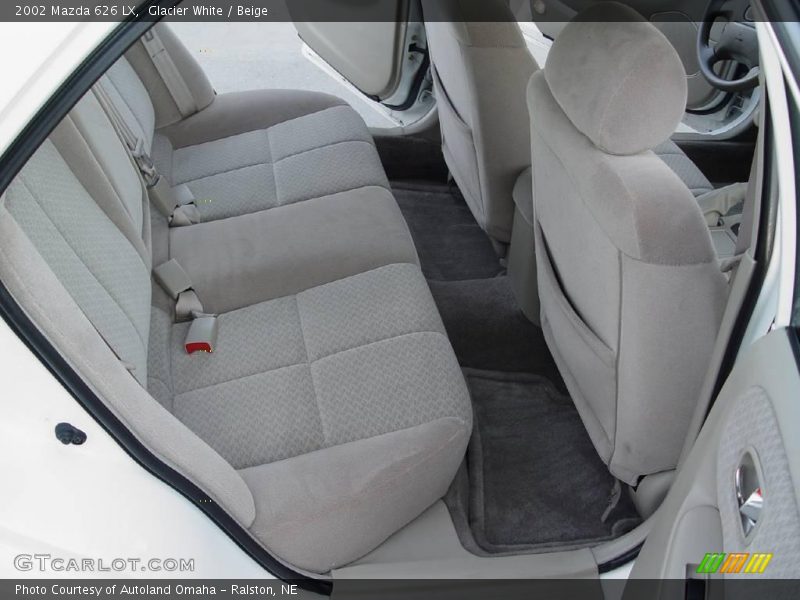 Glacier White / Beige 2002 Mazda 626 LX