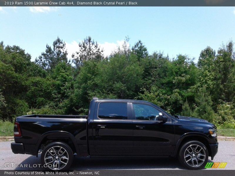 Diamond Black Crystal Pearl / Black 2019 Ram 1500 Laramie Crew Cab 4x4