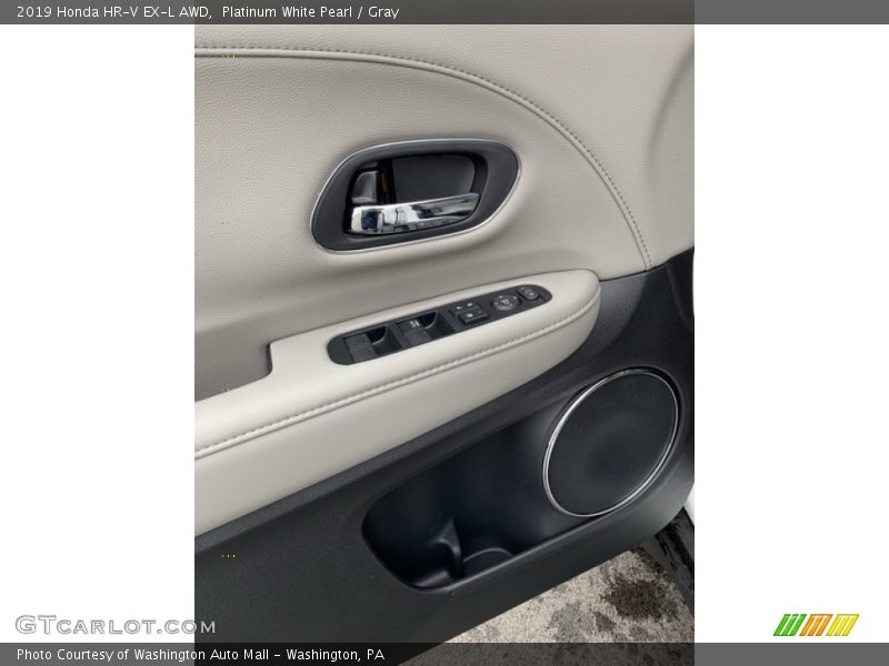 Platinum White Pearl / Gray 2019 Honda HR-V EX-L AWD