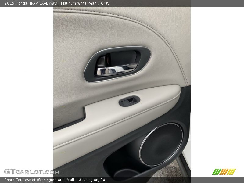 Platinum White Pearl / Gray 2019 Honda HR-V EX-L AWD