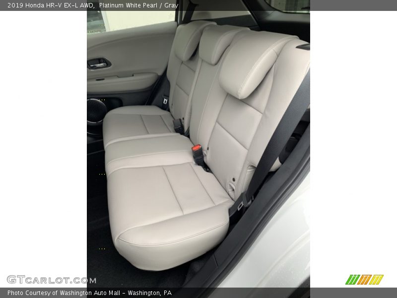 Platinum White Pearl / Gray 2019 Honda HR-V EX-L AWD