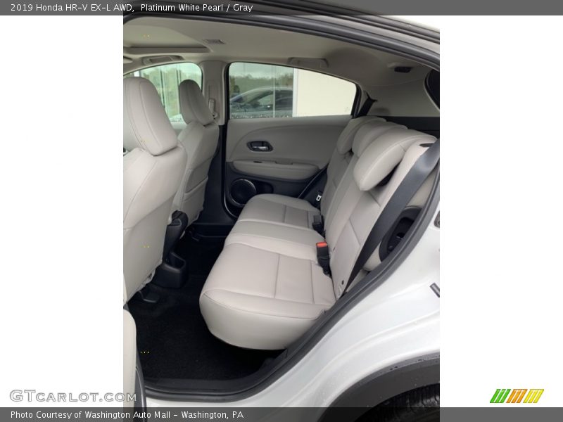 Platinum White Pearl / Gray 2019 Honda HR-V EX-L AWD