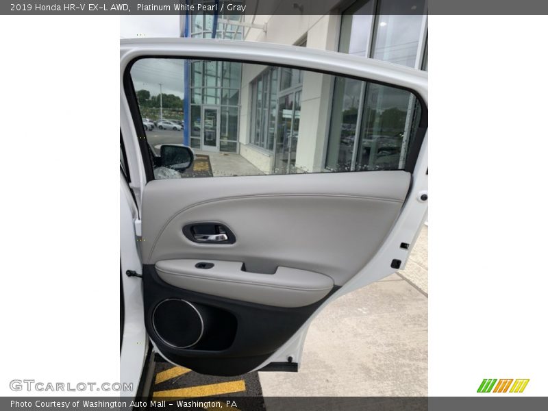 Platinum White Pearl / Gray 2019 Honda HR-V EX-L AWD