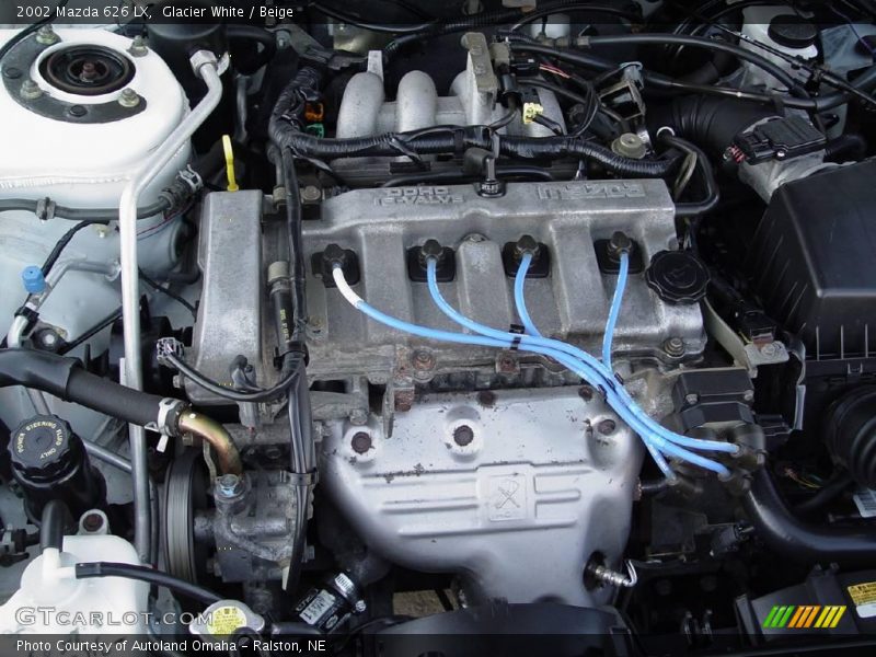 Glacier White / Beige 2002 Mazda 626 LX