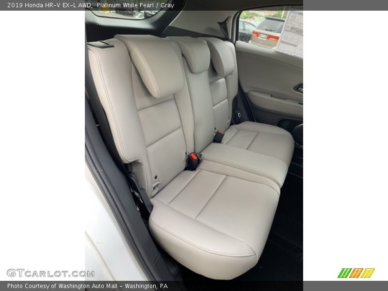 Platinum White Pearl / Gray 2019 Honda HR-V EX-L AWD