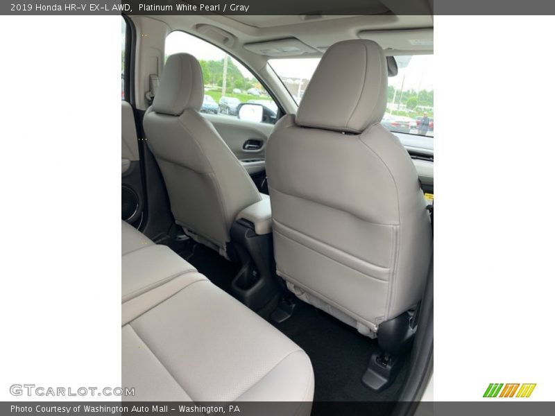 Platinum White Pearl / Gray 2019 Honda HR-V EX-L AWD