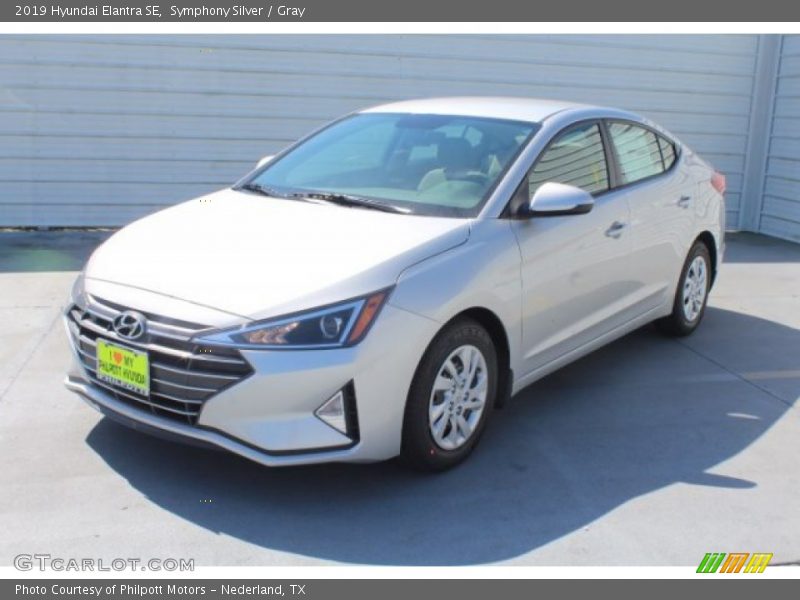 Symphony Silver / Gray 2019 Hyundai Elantra SE