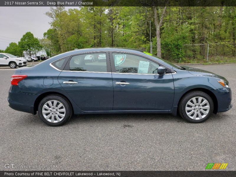 Deep Blue Pearl / Charcoal 2017 Nissan Sentra SV