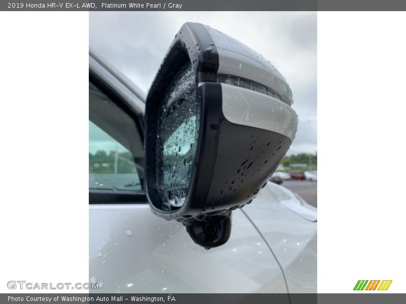 Platinum White Pearl / Gray 2019 Honda HR-V EX-L AWD