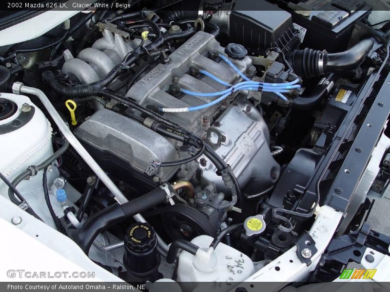 Glacier White / Beige 2002 Mazda 626 LX