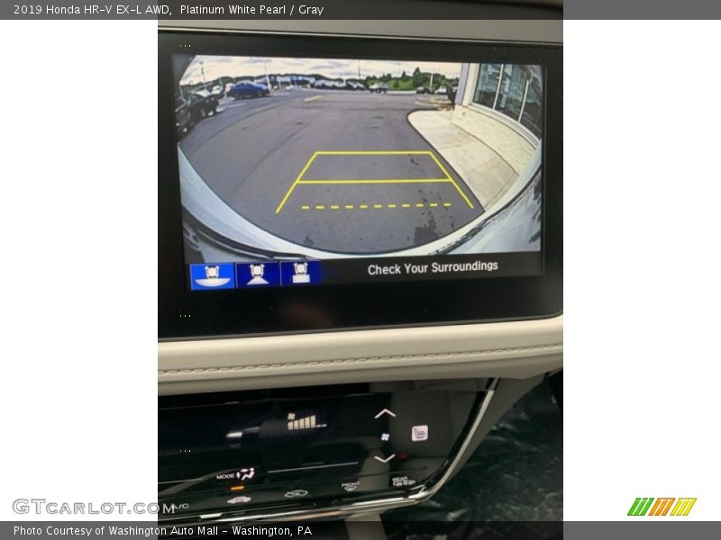 Platinum White Pearl / Gray 2019 Honda HR-V EX-L AWD