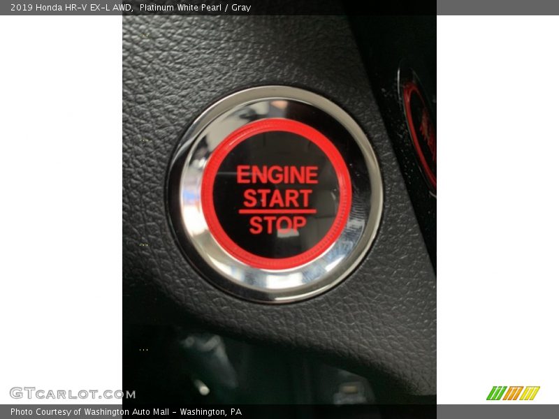 Platinum White Pearl / Gray 2019 Honda HR-V EX-L AWD