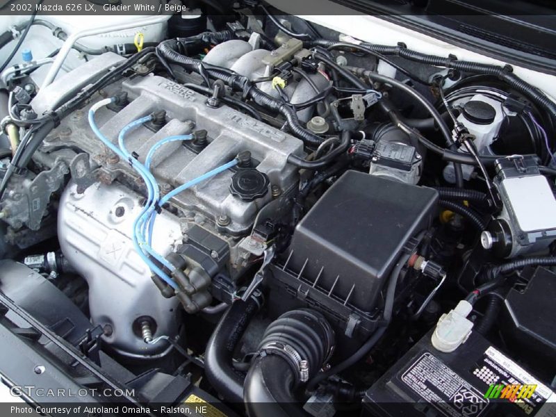Glacier White / Beige 2002 Mazda 626 LX