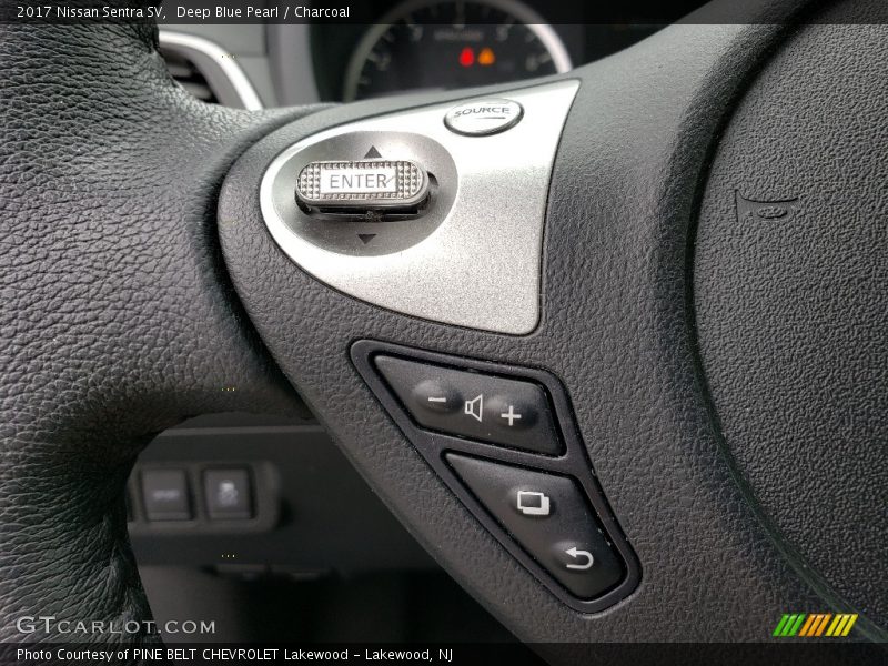 Deep Blue Pearl / Charcoal 2017 Nissan Sentra SV