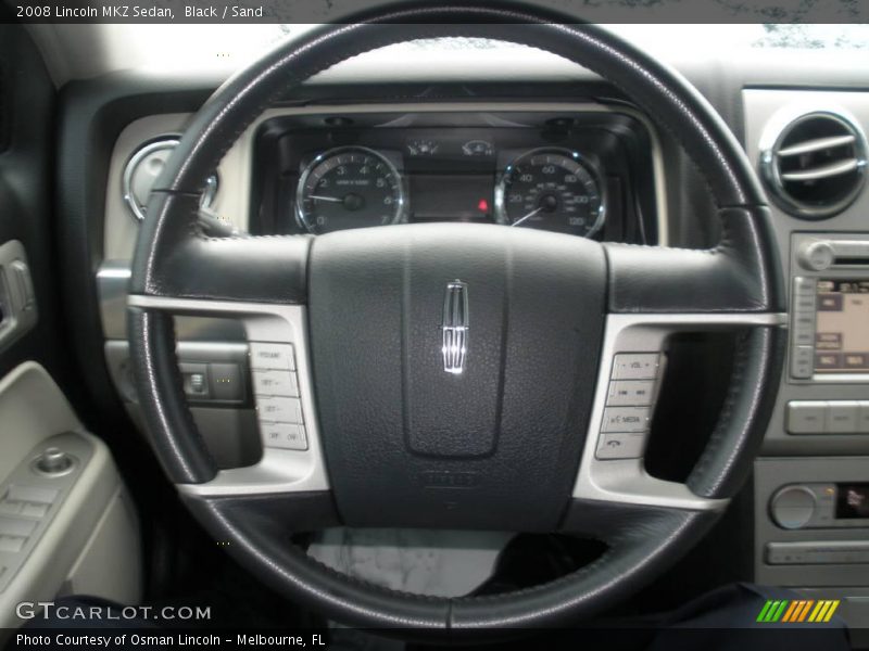 Black / Sand 2008 Lincoln MKZ Sedan