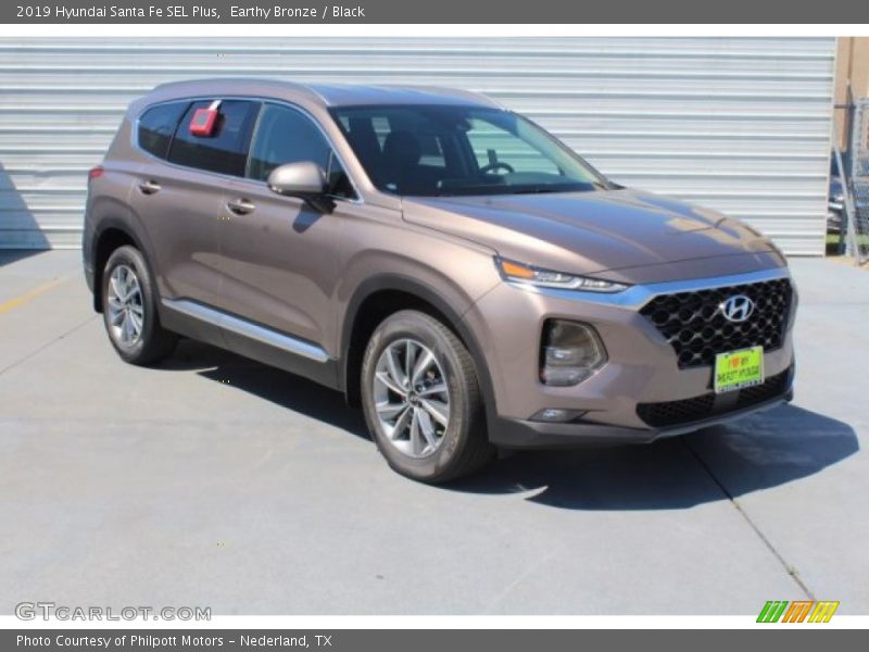Earthy Bronze / Black 2019 Hyundai Santa Fe SEL Plus
