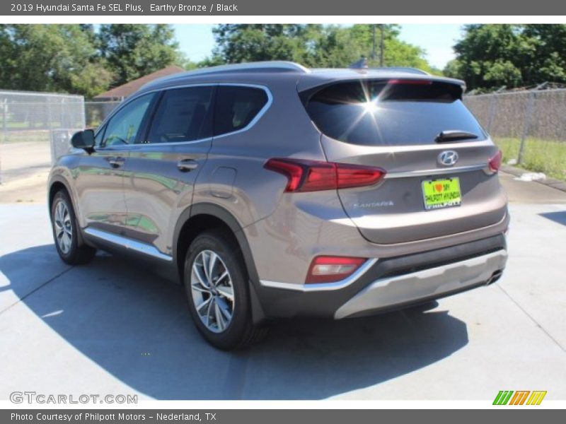 Earthy Bronze / Black 2019 Hyundai Santa Fe SEL Plus