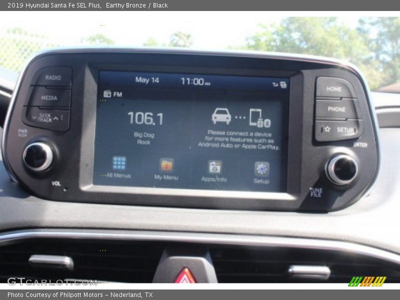 Earthy Bronze / Black 2019 Hyundai Santa Fe SEL Plus