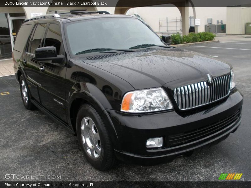 Black / Charcoal Black 2006 Lincoln Navigator Ultimate