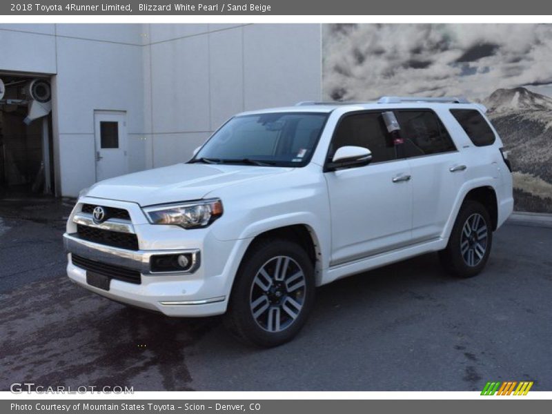 Blizzard White Pearl / Sand Beige 2018 Toyota 4Runner Limited