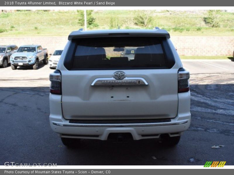 Blizzard White Pearl / Sand Beige 2018 Toyota 4Runner Limited